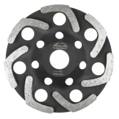 Чашка алмазная GEPARD 125мм одноряд. (GP0807-125)