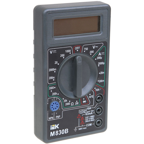 Мультиметр цифровой  Universal M830B IEK TMD-2B-830 (469746)
