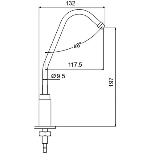 Кран для фильтрованной воды FRAP F1052-10, хром