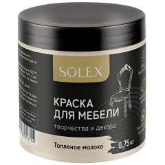 Краска SOLEX для мебели Топленое молоко 0,75кг