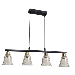 Светильник ЭкономСвет 30137/4BK+GD GR