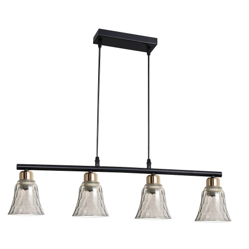 Светильник ЭкономСвет 30137/4BK+GD GR