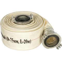 Шланг нп CHAMPION ГР-80 (1,6Мпа, D-75мм, L-20м) с головкой (С2543)