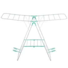 Сушилка для белья напольная 12 м, 133х50х92см, бабочка, белая, CD-03, 109603 (513712)