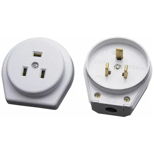 Разъем STEKKER 2Р+Е (вилка+розетка) 250В/32А белые PPG32-50-20