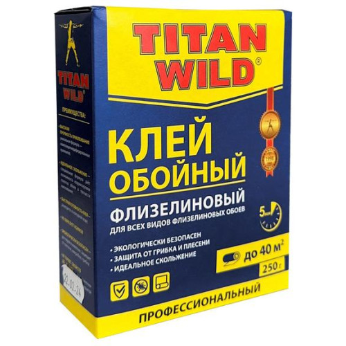 Клей обойный ТИТАН WILD для флизелиновых обоев 250гр (36) (*1)