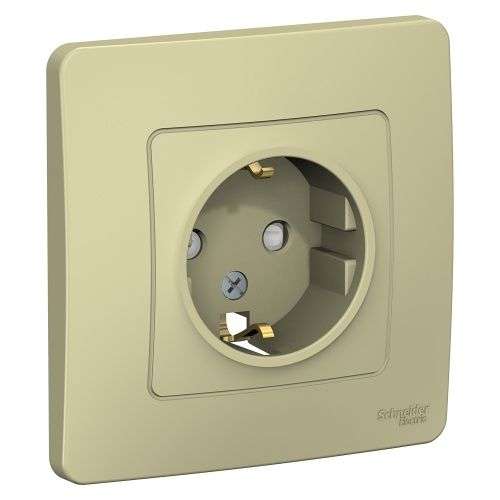 Розетка 2P+Е BLANCA беж. SchE BLNRS001017