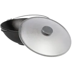 Казан Гардарика чугунный с крышкой и дужкой 8л (478236)