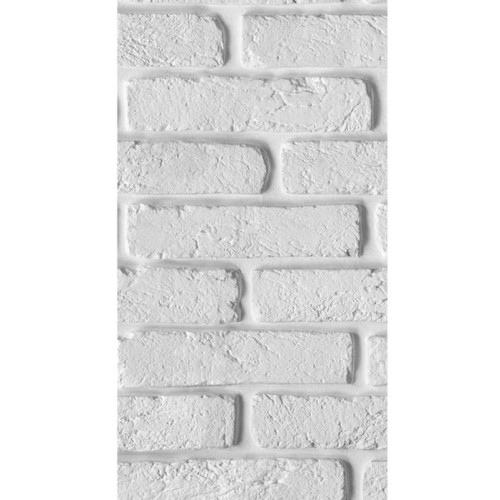 Панель ПВХ АЛЬТА ДЕКОРУСТ 7мм Кирпич белый №347 2,7 х 0,25 м