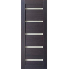 Дверное полотно VDM-01 ДО 60 Венге, покрытие ПВХ (VD) (сатин)