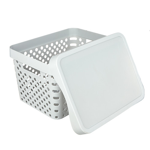 Корзина для хранения с крышкой 17л (406-146)