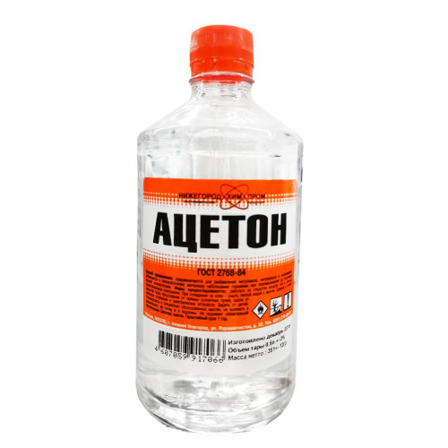 Ацетон НижегородХимПром 0,5 л, 0,351 кг