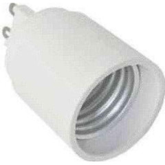 Патрон-переходник G9-->E27 белый пласт. ECOLA A9T17WEAY (483249)