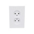 Розетка 2-ая 2P UNIVersal Афина в сборе белый A0102