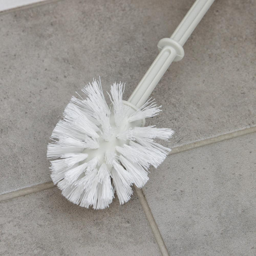 Ёрш для туалета напольный IDEA «Флора», 14х41 см, цвет белый