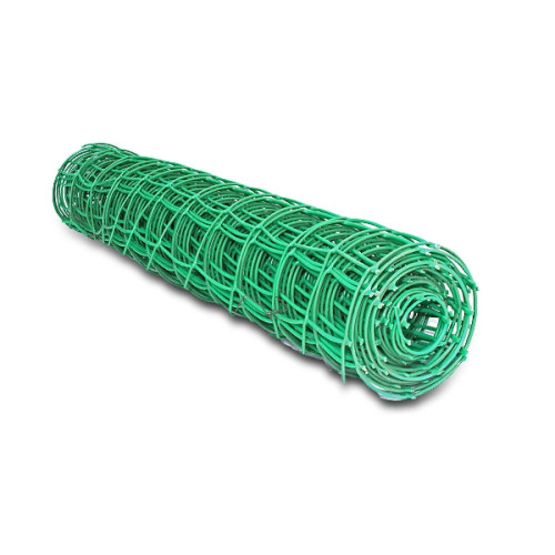 Сетка пластиковая 90*90 (1*20м) цвет зеленый/хаки, квадрат ПРОДАЁТСЯ КРАТНО 5М!!