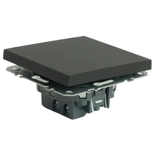Переключатель 1-кл ЭМИЛИ черный RSW10-5105-05
