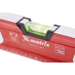 Уровень MATRIX усиленный,магнит. 3 глазка 600 мм (34731)