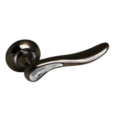 /Ручки раздельные PALIDORE 80 ВН/PC (черный никель/хром) (15324)