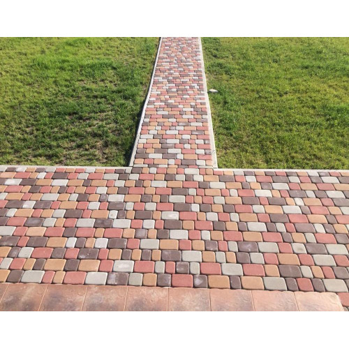 Плитка тротуарная вп  Старый город 40 (оранжевый) ЯР (кратно ряду 0,7575м2 (15,15 м2/п)