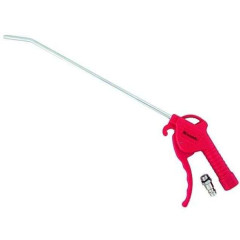 Пистолет продувочный MATRIX с удлиненным изогнутым соплом,пневматический, 270 мм (57334)