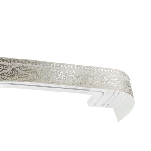 Карниз Ле-Гранд Прима 2,4м (3ряд) айвори с поворотами (3)