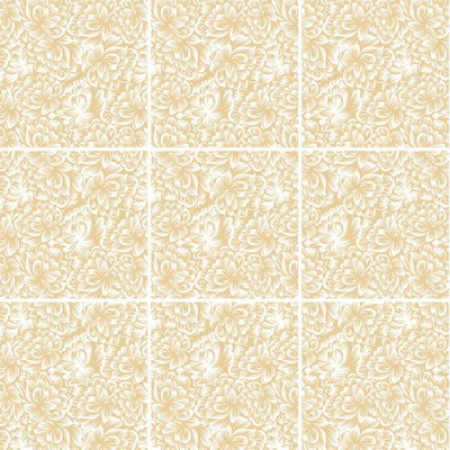 Панель АКВ рустованная Флора, слоновая кость (2,44м*1,22м, 3,2мм)