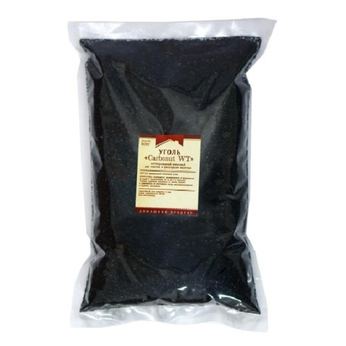 Уголь для фильтрации Кокосовый Карбон 0.5 кг (Индия)