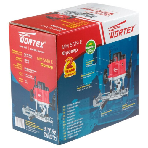 Фрезер электрический WORTEX MM5519 E (набор) (*7)