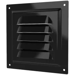 Решетка из тонколистовой стали с покрытием эмалью 1212МЭ Black