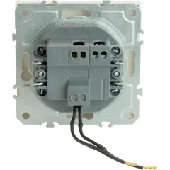 Выключатель 1-кл ЭМИЛИ с подсветкой белый RSW10-5101-01