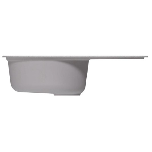 Мойка комп. MIXLINE МЛ-ГМ16 460х730x180мм, овальная, серая, сифон