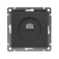 Розетка PC UNIVersal Афина графит A0051-Gr