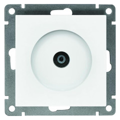 Розетка TV UNIVersal Афина белый A0027