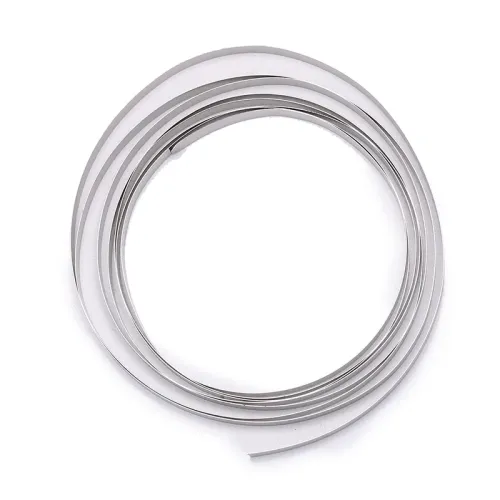 Лента для точечной сварки аккумуляторов 18650 стальная/никелерованная 0.15х8мм 2 м