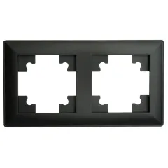 Рамка 2-пост Катрин черный PFR00-7002-05