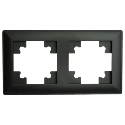 Рамка 2-пост Катрин черный PFR00-7002-05