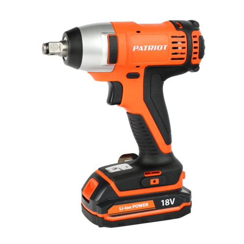Гайковерт аккумуляторный PATRIOT BR 180Li (ударный, 1/2, две батареи Li-ion, 18V) (*10)