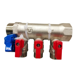 Коллектор с отсекающими кранами VT ф 1