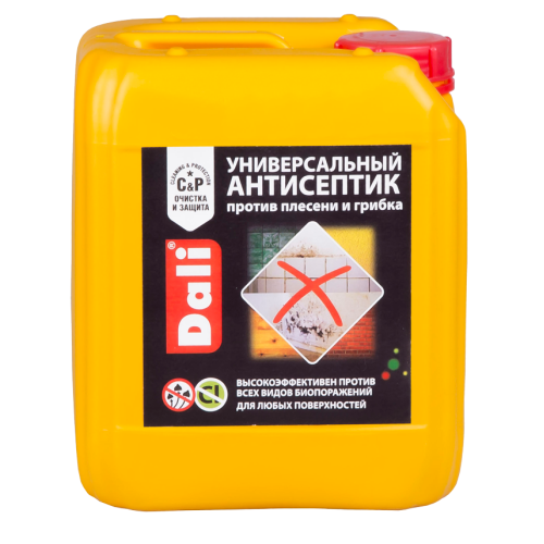 Препарат DALI универсальный антисептик против плесени и грибка 5л.