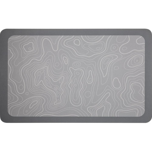 Коврик для ванной 500х800мм PERFECTO LINEA Diatomite, grey abstract влаговпит.