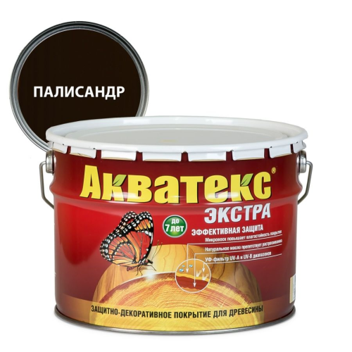 Текстурное покрытие Акватекс-ЭКСТРА ПАЛИСАНДР 9л
