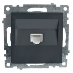 Розетка PC Катрин черный GLS00-7107-05