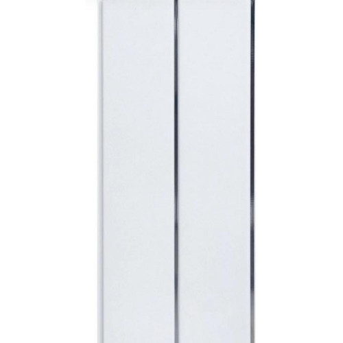 Панель ПВХ АЛЬТА ДЕКОР белая ХРОМ 3,0*0,20*8 мм