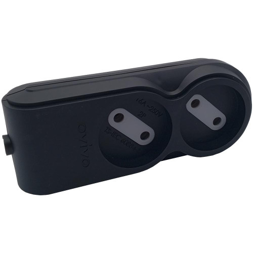 Колодка 2-пост 2P OVIVO черная 700-080000-102