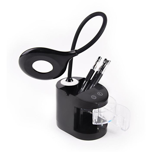 Лампа настольная DE562 со встроенной аккумулятороной батареей, черный