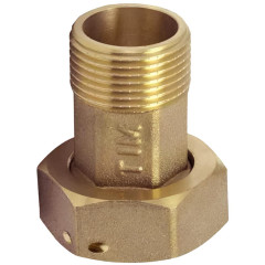 Штуцер для счетчика с ушком ф 3/4