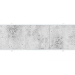 Экран для ванны МЕТАКАМ премиум А 1,5 м серый бетон