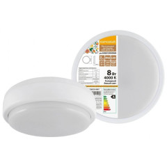 Светильник (LED) 12Вт(990Lm) белый круг 4k IP65 ДПП 2901 160х48мм TDM SQ0329-0810