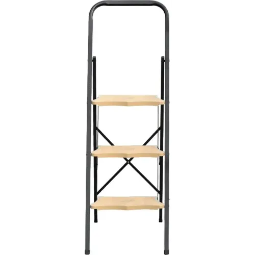 Стремянка АЛЮМЕТ (МК803P) сталь, 3 широкие ступени